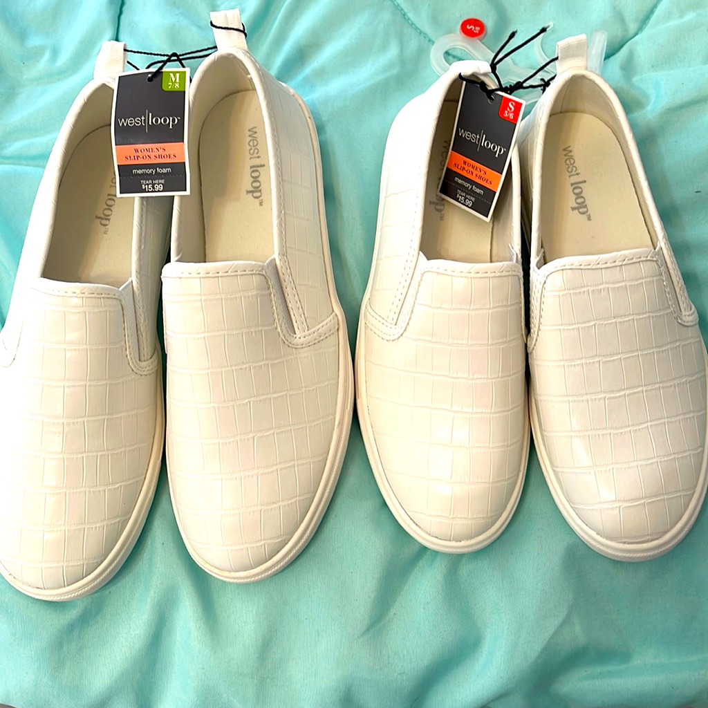 Brand New West Loop Slip On Memory Foam Shoes